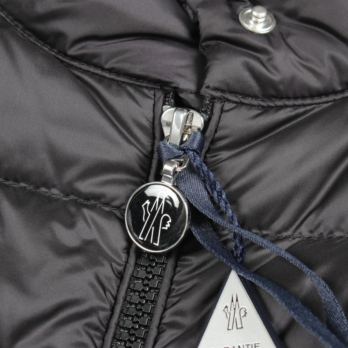 Moncler Down Vest Igens Black Nylon — view 7