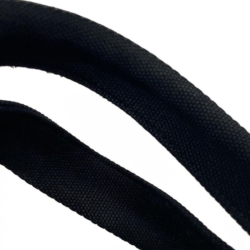 Prada Tote Bag Canapa Black×ivory×red