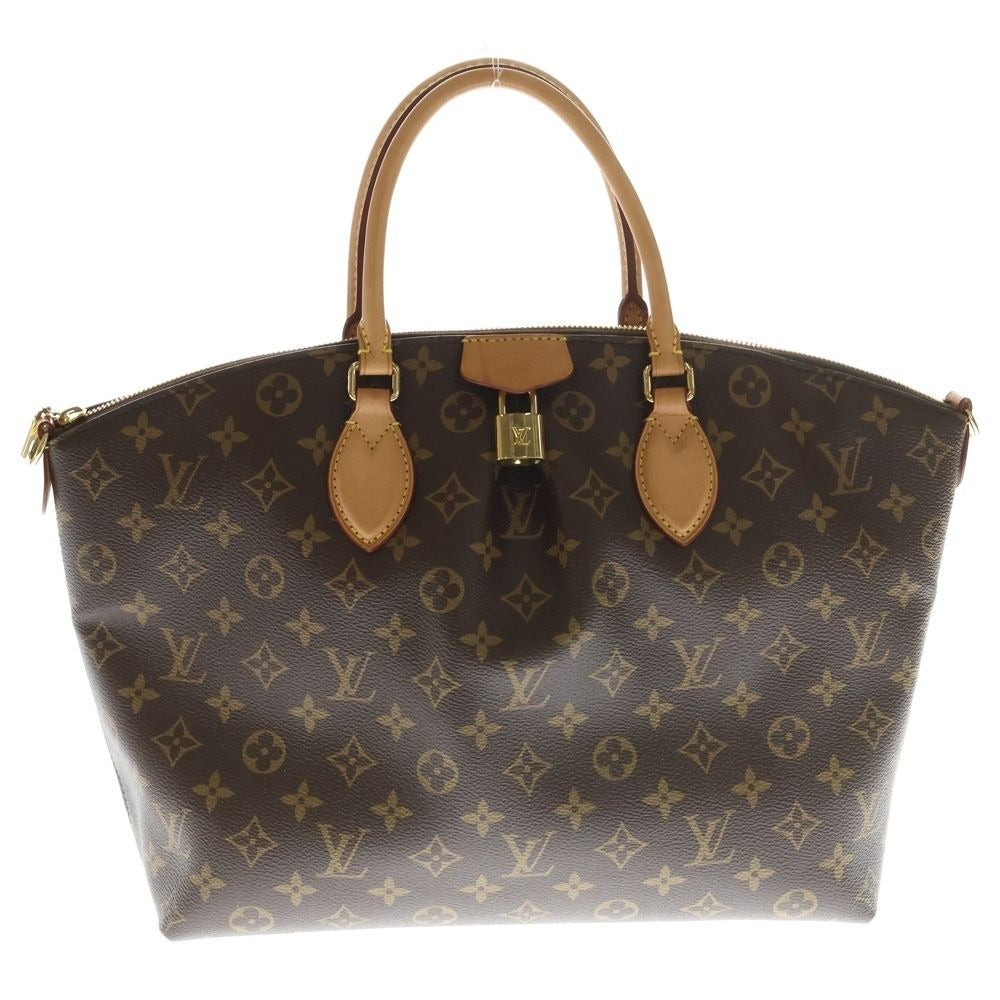Louis Vuitton Boetie MM Monogram All Over Pattern Handbag Brown