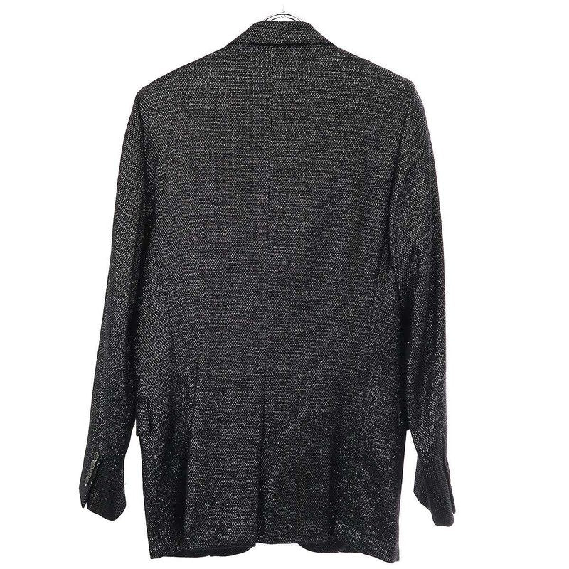 Dior Homme Dior Homme 2003aw Luster Wool Lamé Tailored Jacket 3hh1021077 Gray 50