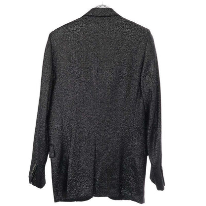 Dior Homme Dior Homme 2003aw Luster Wool Lamé Tailored Jacket 3hh1021077 Gray 50