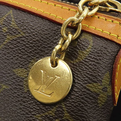 Louis Vuitton Handbag Palermo PM Monogram Canvas Monogram Gold Hardware Brown