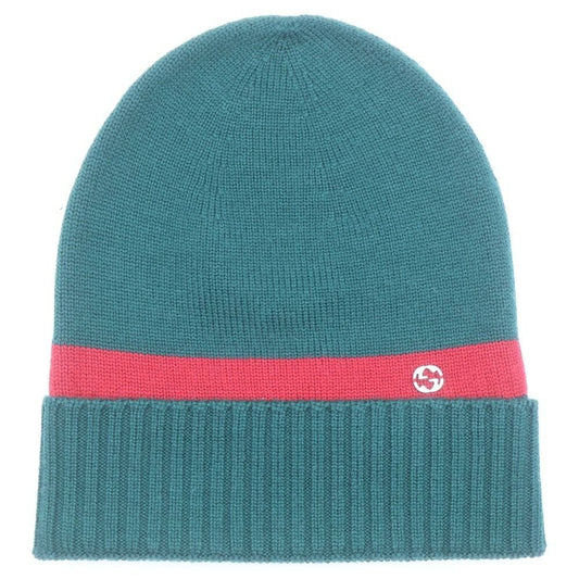 Gucci Double Knit Hat Green Red