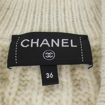 Chanel Coco Neige Knit Top Black White — view 5