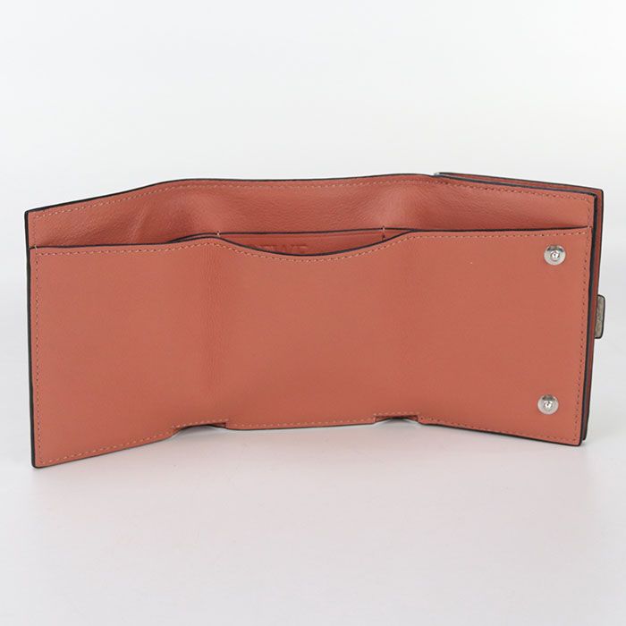 Loewe Trifold Wallet Tri-fold Wallet Calfskin Women