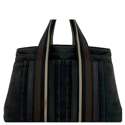 Hermes Handbag Troca Horizontal PM Canvas Black