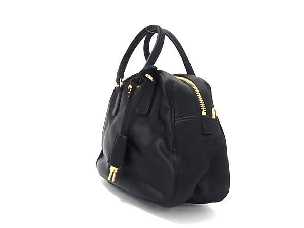 Prada Bl0444 Satin 2WAY Handbag Shoulder Crossbody Mini Bag Ladies