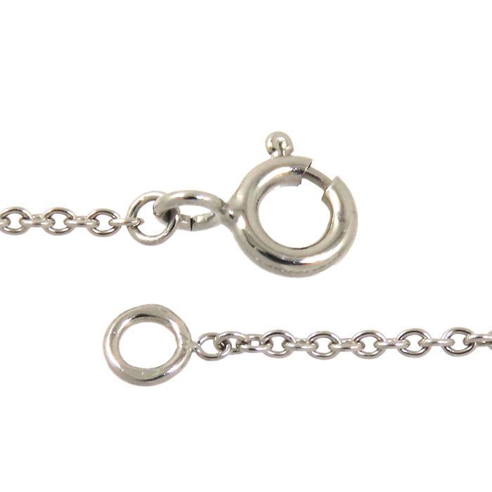 Christian DIOR Rose Dior Bagatelle Necklace Diamond 18K White Gold 750 White