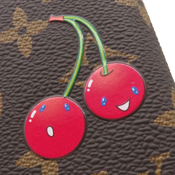 Louis Vuitton Pass Port Case Couverture Pass Port Pole Nm Monogram Cherry Canvas