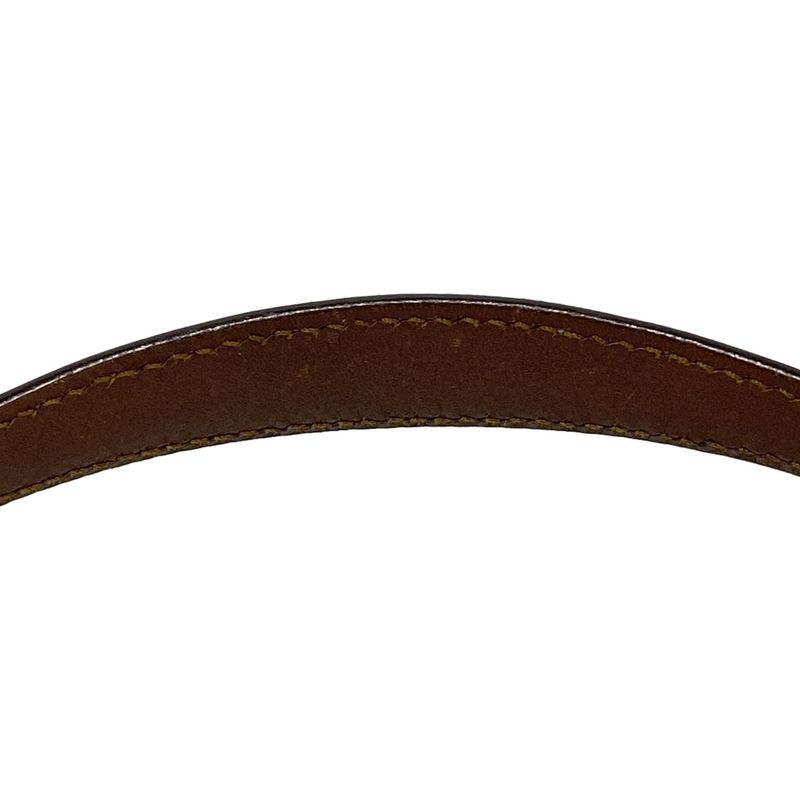 Gucci Shoulder Bag GG Plus GG Supreme 409535 Dark Brown And Beige Chain