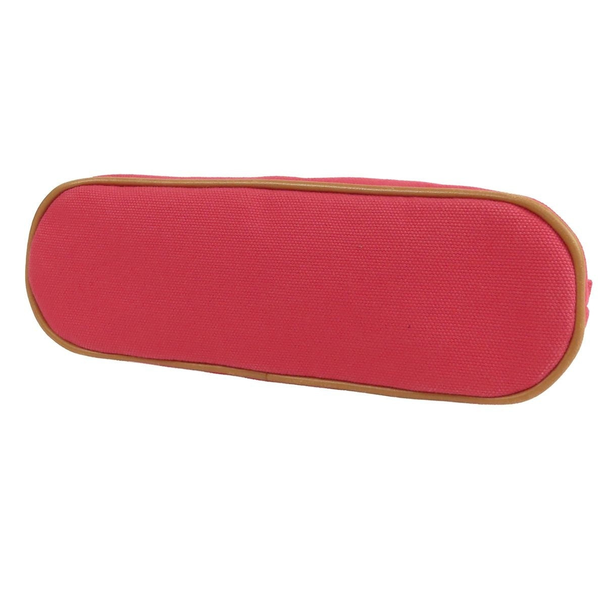 Hermes Bolide Pouch Mini Hibiscus Pink Silver Cotton — view 3