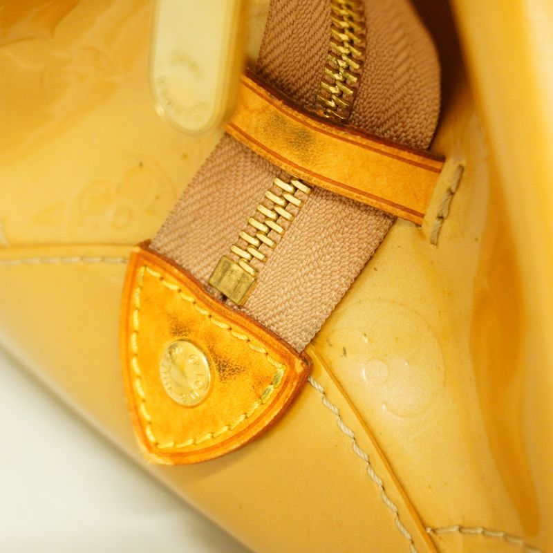 Louis Vuitton Shoulder Bag Vernis Rosewood Avenue M93509 Noisette Women's