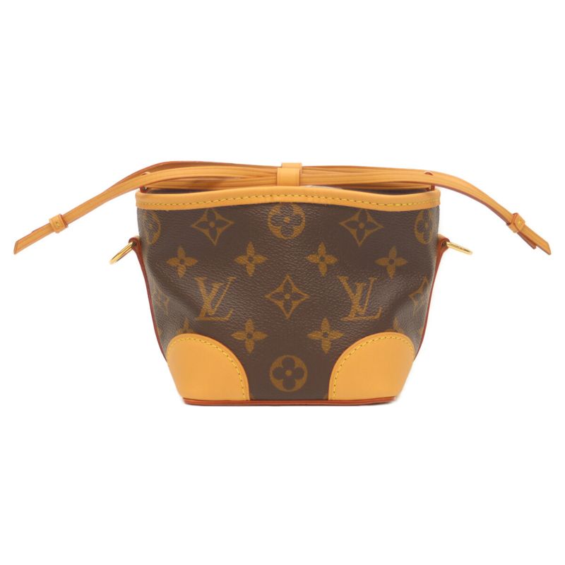 Louis Vuitton M57099 Monogram Noe Purses Shoulder Bag Brown Ladies