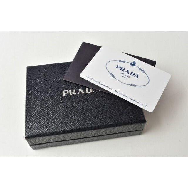 Prada Card Case Business Holder 2 M1149 Camofula Black Dark Blue — view 6