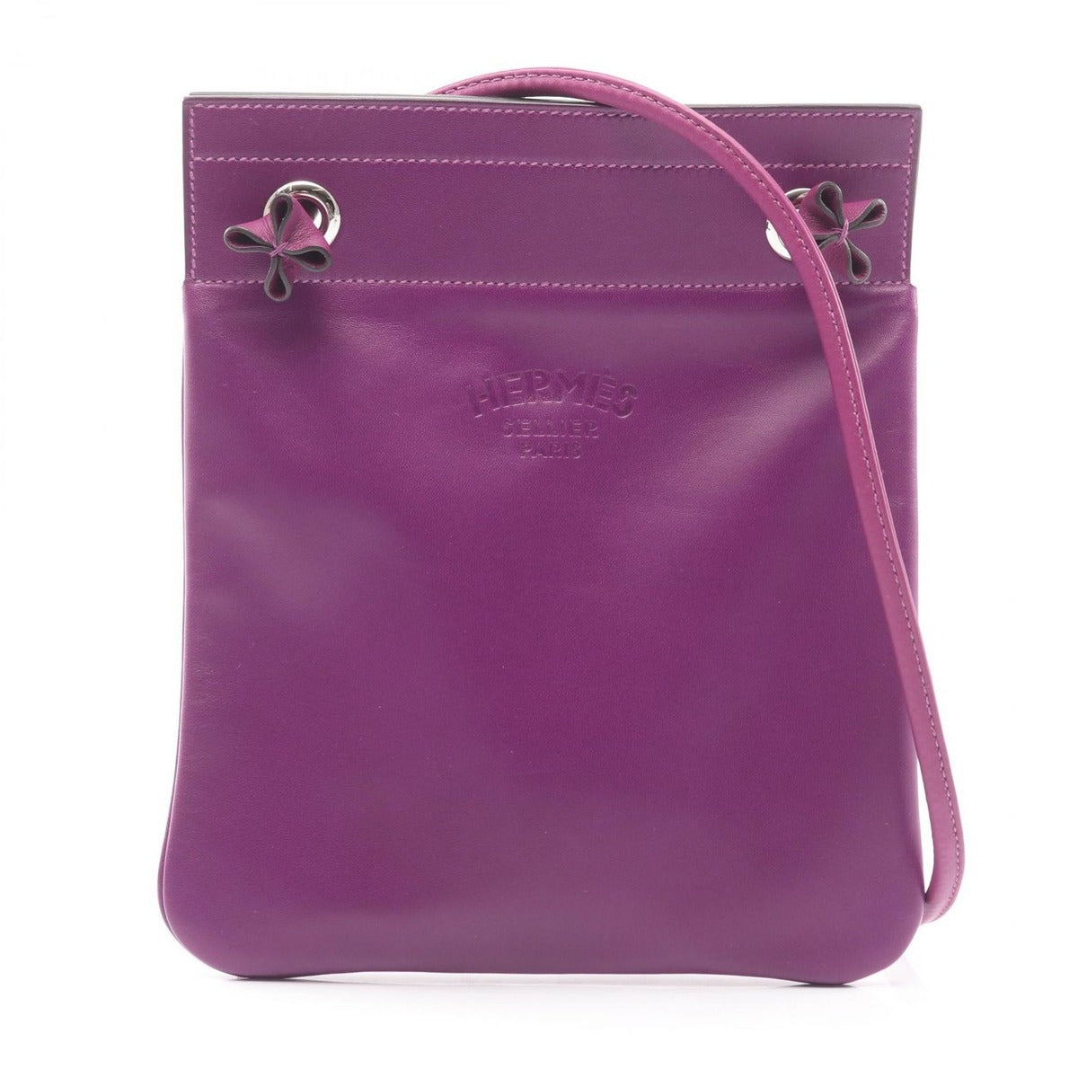 Hermes Shoulder Bag Sac Aline Mini Anemone Leather Purple