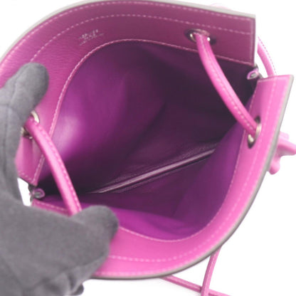 Hermes Shoulder Bag Sac Aline Mini Anemone Leather Purple — view 3
