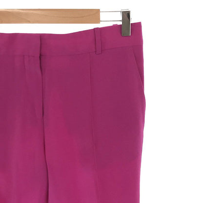 Celine - Phoebe Period Silk Center Press Tapered Pants - 36 - Purple - Women's