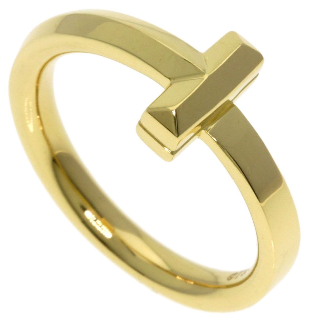 Tiffany & Co T One Narrow Ring 18K Yellow Gold