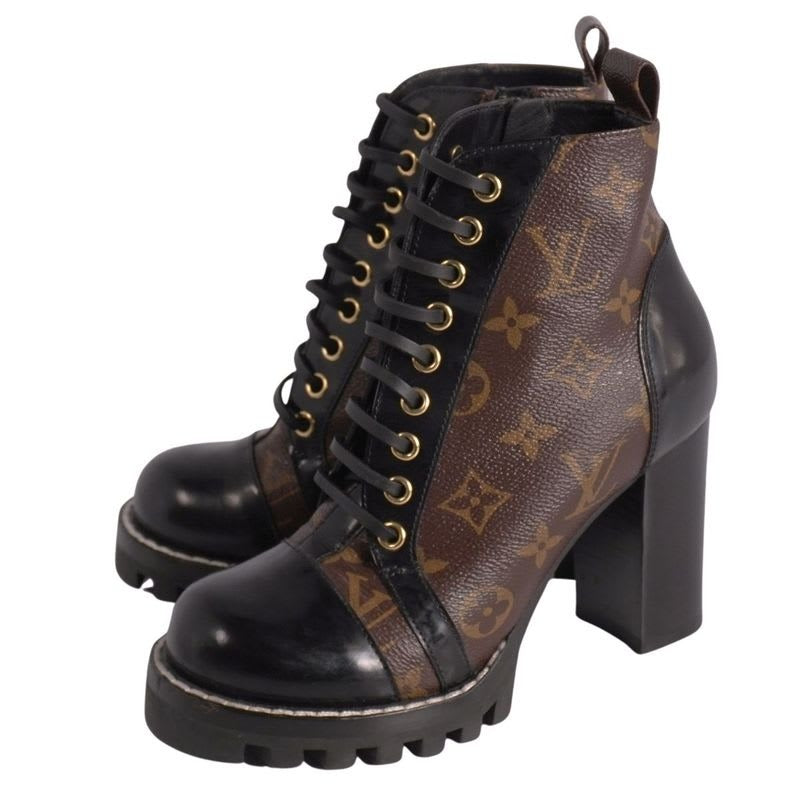 Louis Vuitton Ankle Boots Lace Up