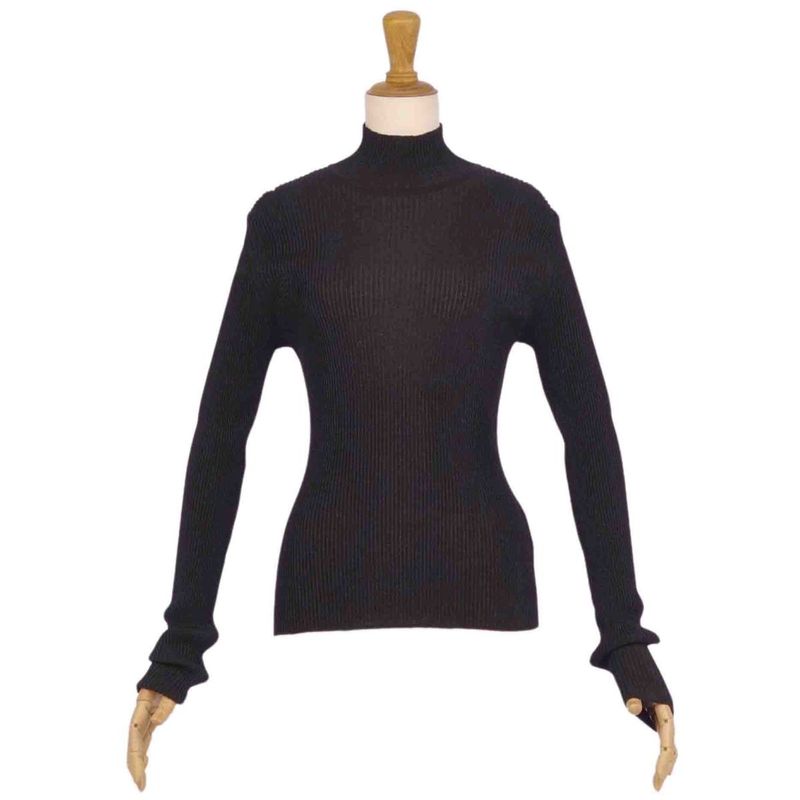 Hermes Knit 23AW High Neck Sweater Rayon