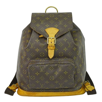 Louis Vuitton Montsouris GM Monogram Rucksack Sac Backpack Brown