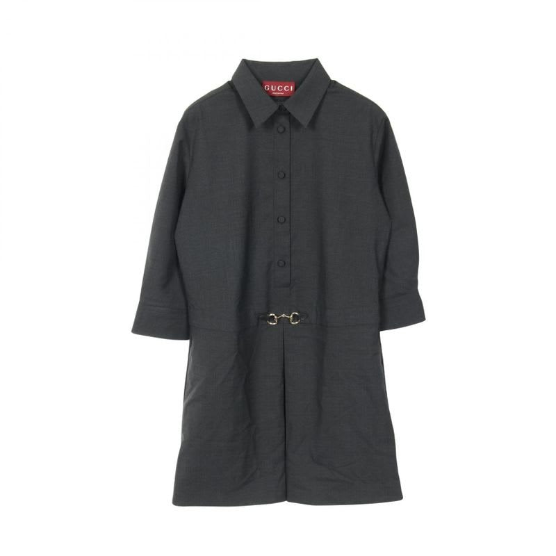 Gucci Dress Wool With Horsebit