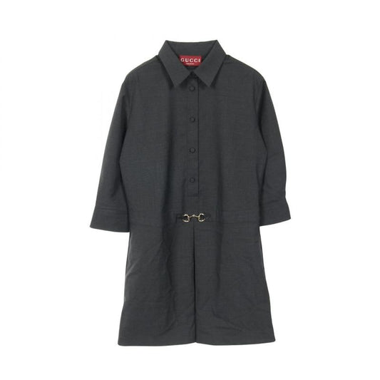 Gucci Dress Wool With Horsebit