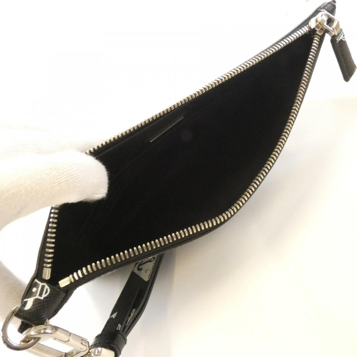Prada Pouch Silver — view 8