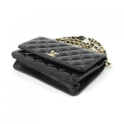 Chanel Chain Wallet Black — view 3