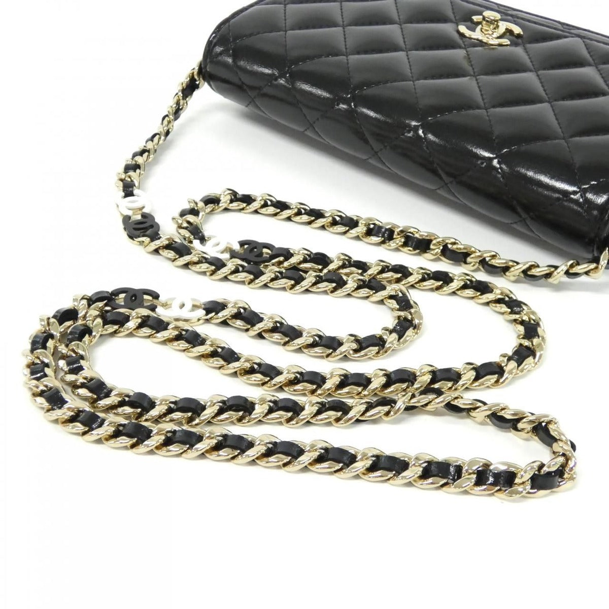 Chanel Chain Wallet Black — view 5