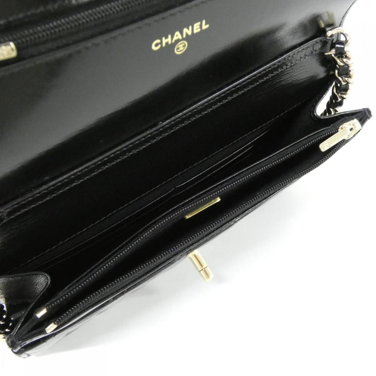 Chanel Chain Wallet Black — view 8