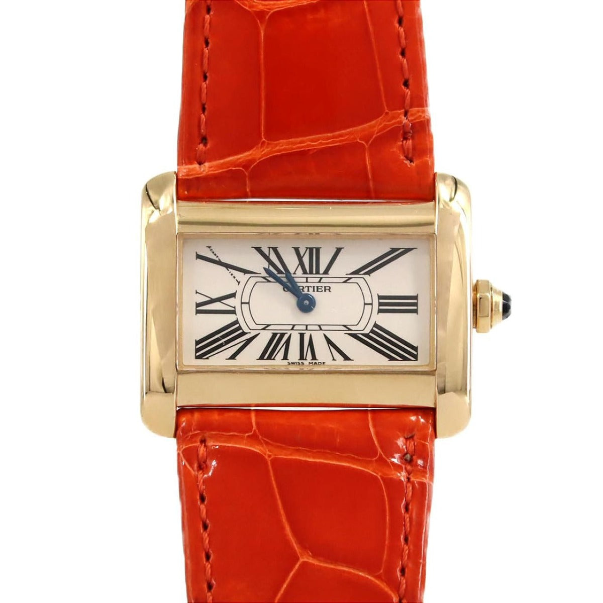 Cartier Mini Tank Divan YG Quartz Bracelet Dial Color