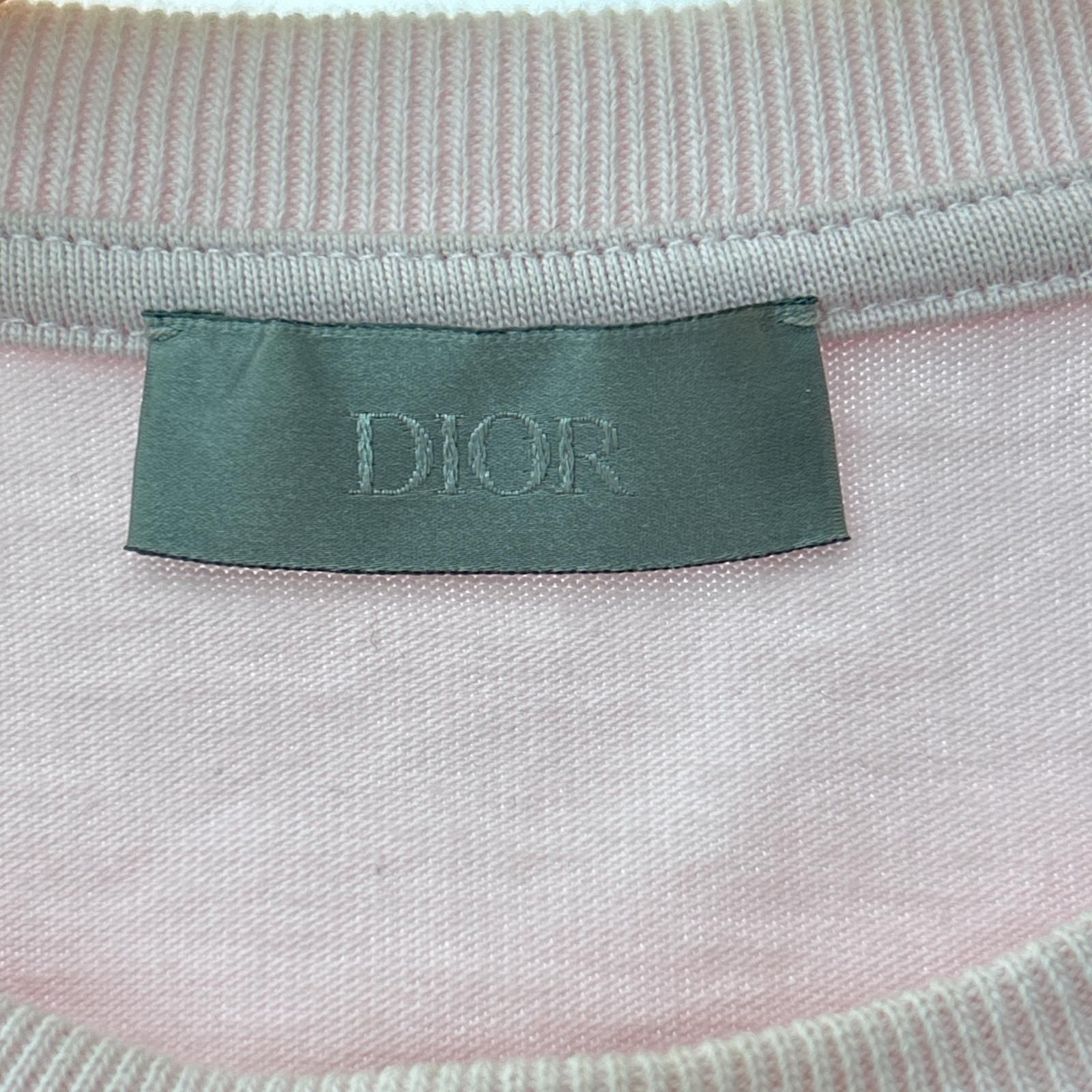 Christian Dior T-Shirt One Point Logo Size Ⅼ Pink