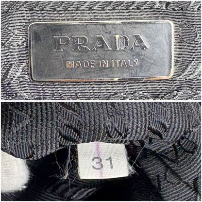 Prada Triangle Logo Mini Tote Shoulder Bag Green Khaki Tessuto Nylon