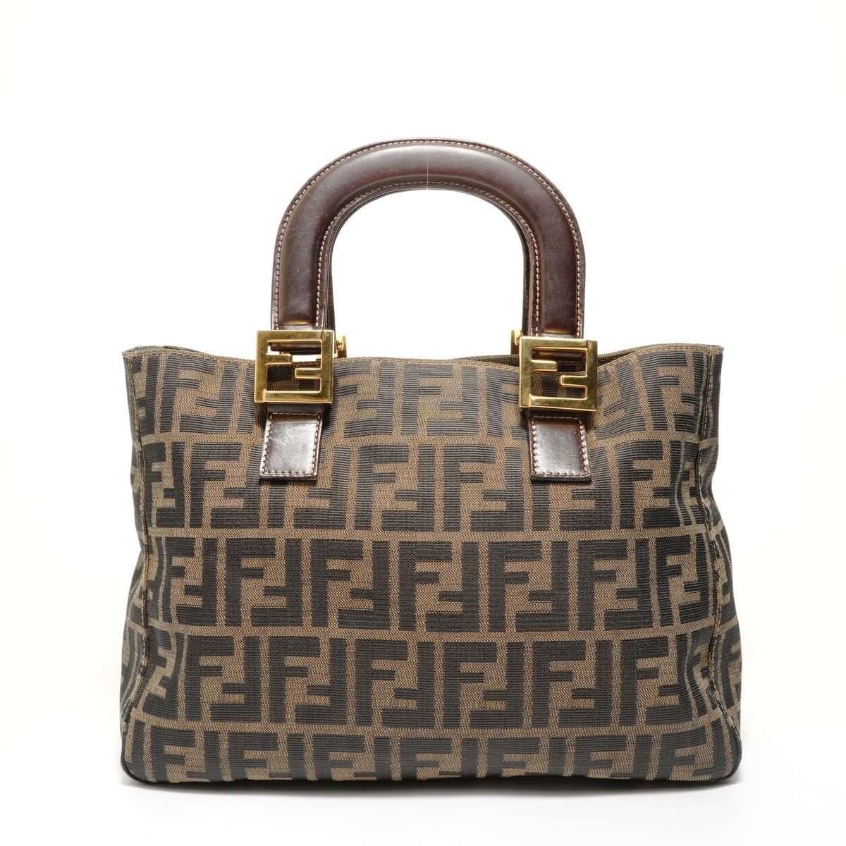 Fendi Handbag Zucca Canvas