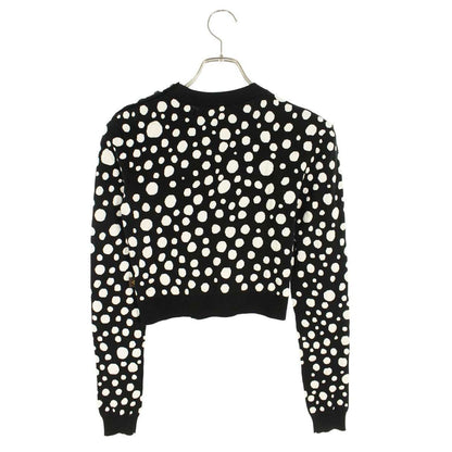 Louis Vuitton x Yayoi Kusama 23SS Rw231 YB6 Fokl23 Dot Cropped Cotton Knit — view 2