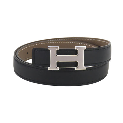 Hermes Constance Reversible Belt Swift Epsom Black Etoupe 75
