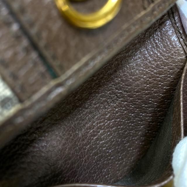 Gucci 603732 GG Supreme 6-stack Key Case Key Hook Canvas Leather Brown