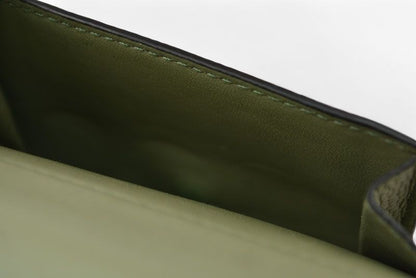 Loewe Wallet Loewe Trifold Mini Wallet Anagram Trifold Green Rosemary