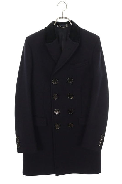 Gucci 496d00 4gtyf0 Double Breasted Chester Coat Men's 44