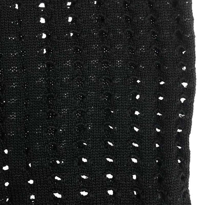 Bottega Veneta - Silk 100% Silk Crewneck Knit Pullover - 48 - Black - Mens