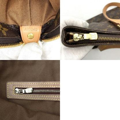 Louis Vuitton M51151 Cabas Mezzo Tote Bag Monogram Canvas Brown Ladies Men