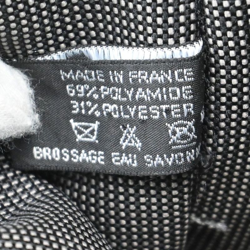 Hermes Her Line MM Hand Tote Bag Canvas Gray 38ka972