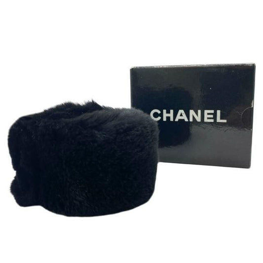 Chanel Rabbit Fur Bracelet Bangle Wristband Accessories Small