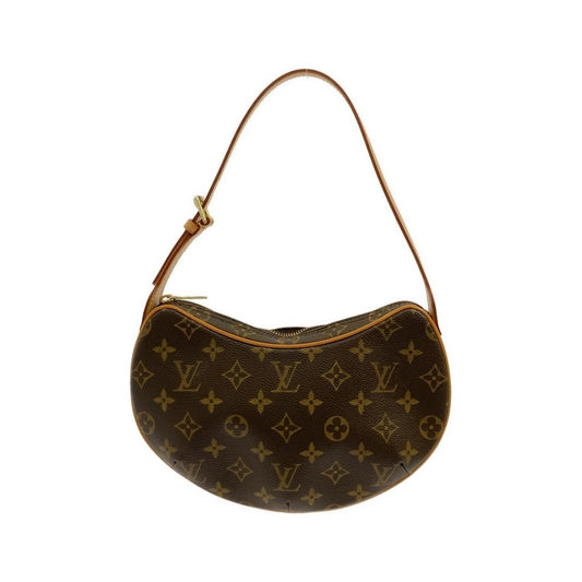 Louis Vuitton Monogram Pochette Croissant Shoulder Bag Brown Marron