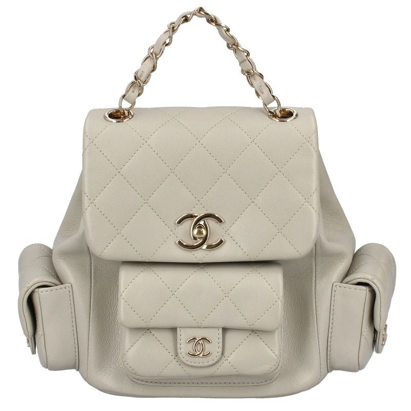 Chanel Quilted Small Backpack Caviar Leather