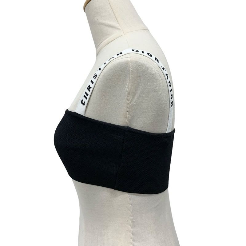 Christian Dior Top Black White Bra Bralette