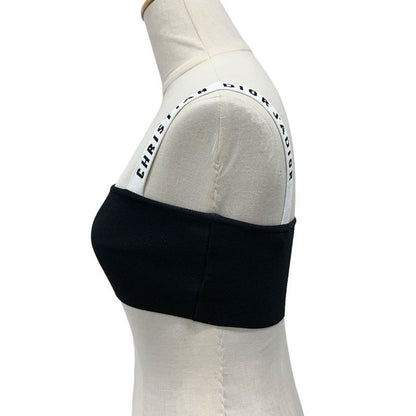Christian Dior Top Black White Bra Bralette