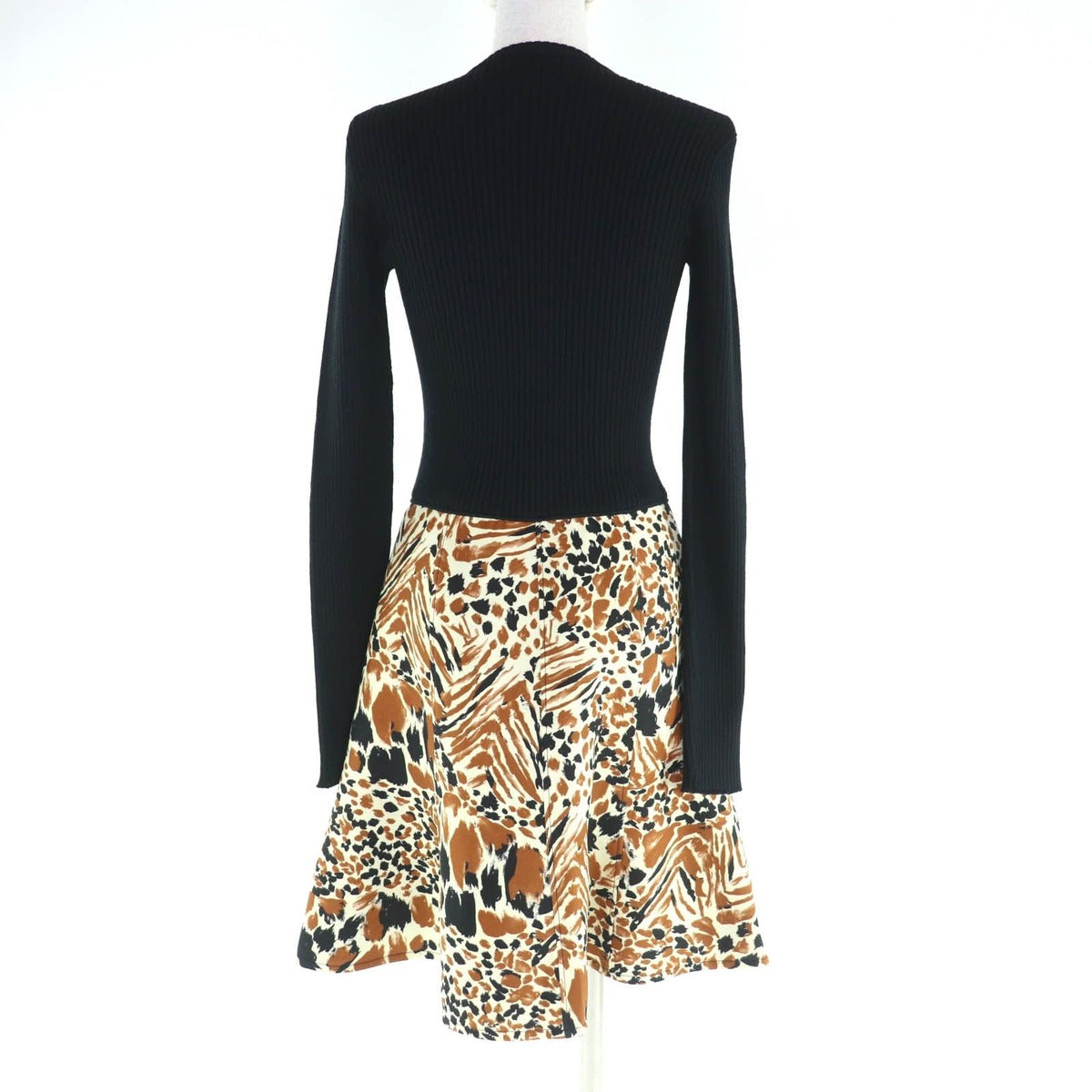 Louis Vuitton Wool Silk Blend Front Zip Long — view 3