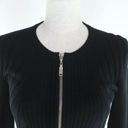 Louis Vuitton Wool Silk Blend Front Zip Long — view 4